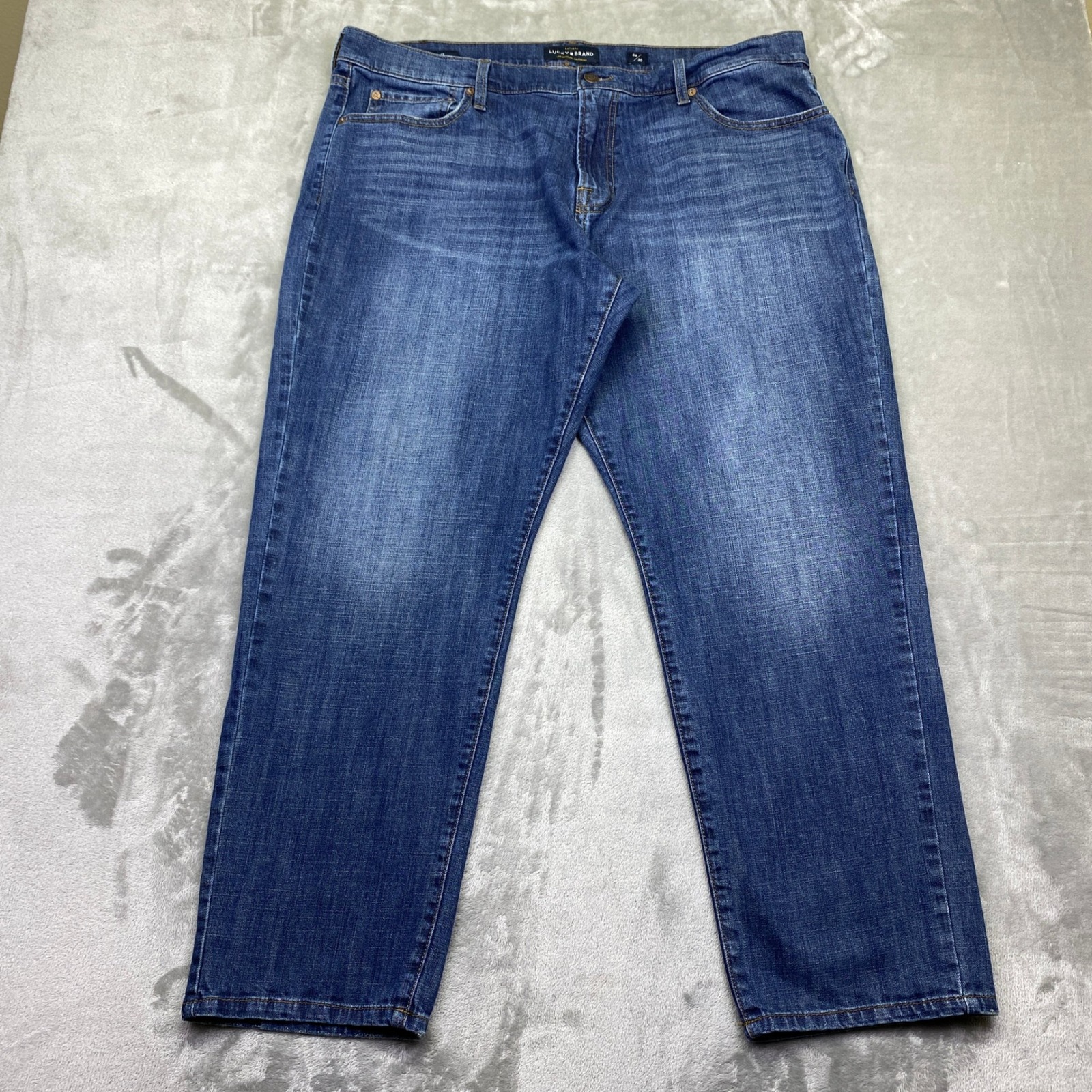 Lucky Brand 321 Straight Jeans Mens Sz 38 Fits 40 Medium Wash Denim Pants